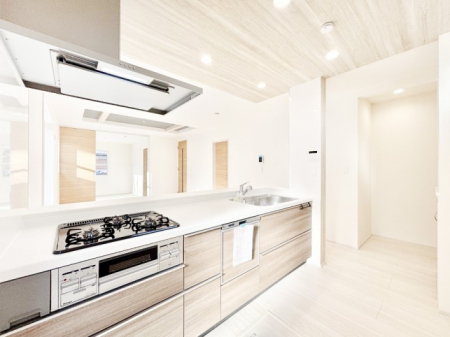 �L�b�`���@���Ƒ��̉�b�e�ޑΖʃL�b�`���B���������̃p�p�}�}�����Ƒ��Ɖ߂������Ԃ����������I