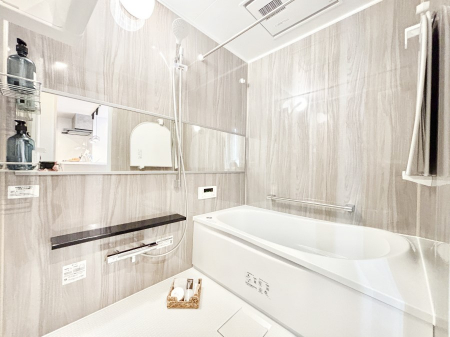 �����@�����������F�����̕ǖʁA������������芰����o�X���[��