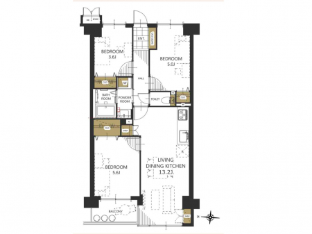 �Ԏ��}�i�̂P�}���V�����j�@�Ԏ��