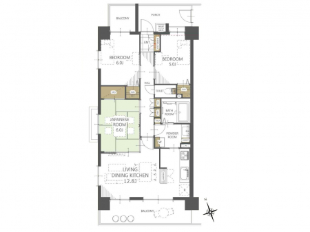 �Ԏ��}�i�̂P�}���V�����j�@�Ԏ��