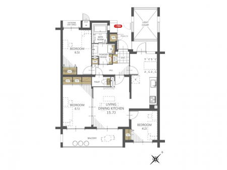 �Ԏ��}�i�̂P�}���V�����j�@�Ԏ��