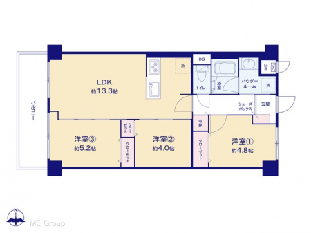 �Ԏ��}�i�̂P�}���V�����j�@�}�ʂƈقȂ�ꍇ�͌�����D��