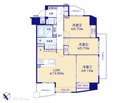 �Ԏ��}�i�̂P�}���V�����j�@�}�ʂƈقȂ�ꍇ�͌�����D��