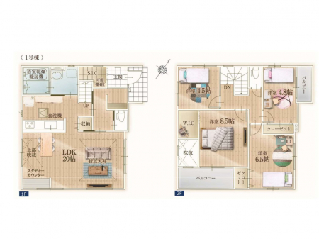 �Ԏ��}�i�̂P�ˌ��j�@�Ԏ��