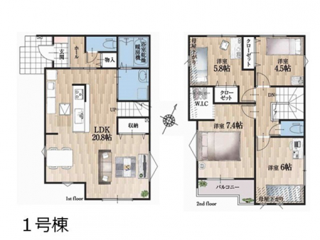 �Ԏ��}�i�̂P�ˌ��j�@�Ԏ��