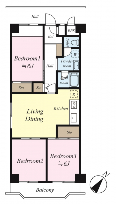 �Ԏ��}�i�̂P�}���V�����j�@�Ԏ��