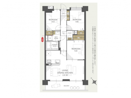 �Ԏ��}�i�̂P�}���V�����j�@�Ԏ��