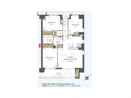 �Ԏ��}�i�̂P�}���V�����j�@�Ԏ��