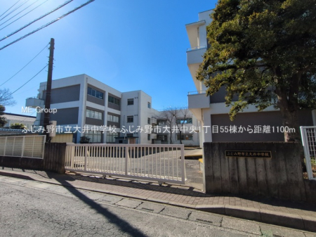 ���ӊ��@���w�Z 1100m �ӂ��ݖ�s����䒆�w�Z