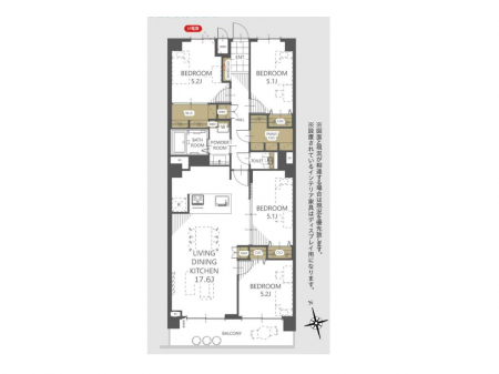 �Ԏ��}�i�̂P�}���V�����j�@�Ԏ��