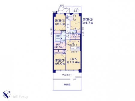 �Ԏ��}�i�̂P�}���V�����j�@�}�ʂƈقȂ�ꍇ�͌�����D��