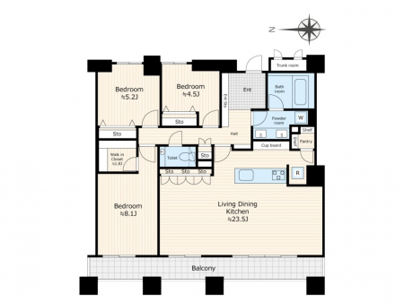 �Ԏ��}�i�̂P�}���V�����j�@�Ԏ��