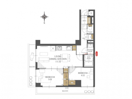 �Ԏ��}�i�̂P�}���V�����j�@�Ԏ��