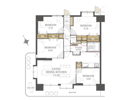 �Ԏ��}�i�̂P�}���V�����j�@�Ԏ��