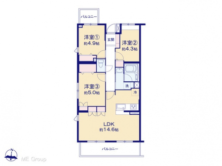 �Ԏ��}�i�̂P�}���V�����j�@�}�ʂƈقȂ�ꍇ�͌�����D��