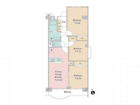 �Ԏ��}�i�̂P�}���V�����j�@�Ԏ��