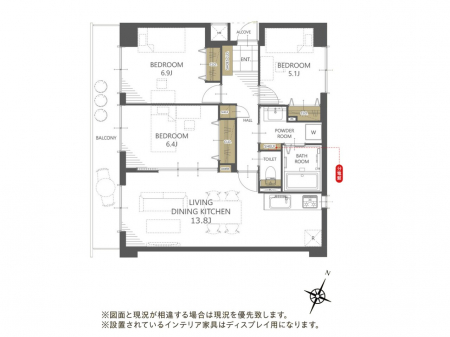 �Ԏ��}�i�̂P�}���V�����j�@�Ԏ��