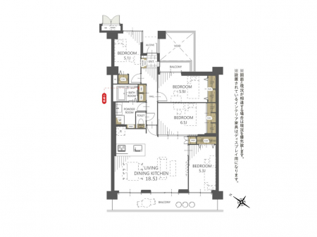 �Ԏ��}�i�̂P�}���V�����j�@�Ԏ��