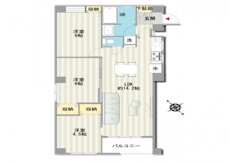 �Ԏ��}�i�̂P�}���V�����j�@�Ԏ��