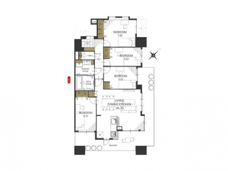 �Ԏ��}�i�̂P�}���V�����j�@�Ԏ��