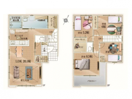 �Ԏ��}�i�̂P�ˌ��j�@�Ԏ��