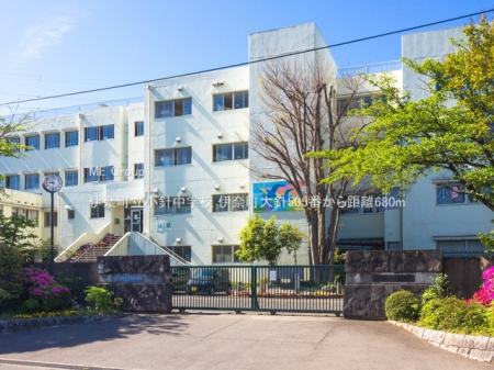 ���ӊ��@���w�Z 680m �ɓޒ������j���w�Z