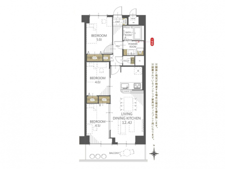 �Ԏ��}�i�̂P�}���V�����j�@�Ԏ��