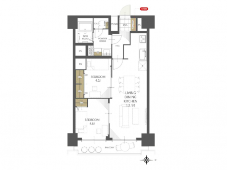 �Ԏ��}�i�̂P�}���V�����j�@�Ԏ��