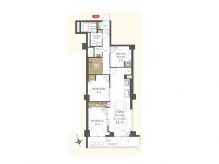 �Ԏ��}�i�̂P�}���V�����j�@�Ԏ��