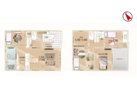 �Ԏ��}�i�̂P�ˌ��j�@�Ԏ��