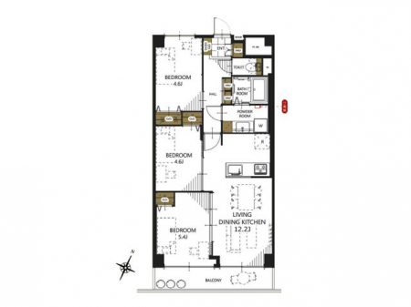 �Ԏ��}�i�̂P�}���V�����j�@�Ԏ��