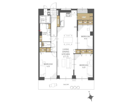 �Ԏ��}�i�̂P�}���V�����j�@�Ԏ��