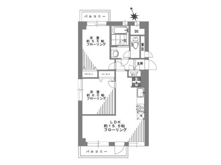 �Ԏ��}�i�̂P�}���V�����j�@�Ԏ��